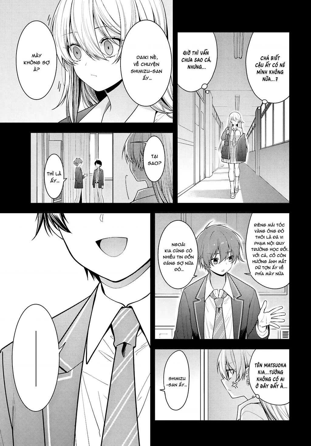 Tonari No Seki No Yankee Shimizu-San Ga Kami O Kuroku Sometekita Chapter 5 - 3