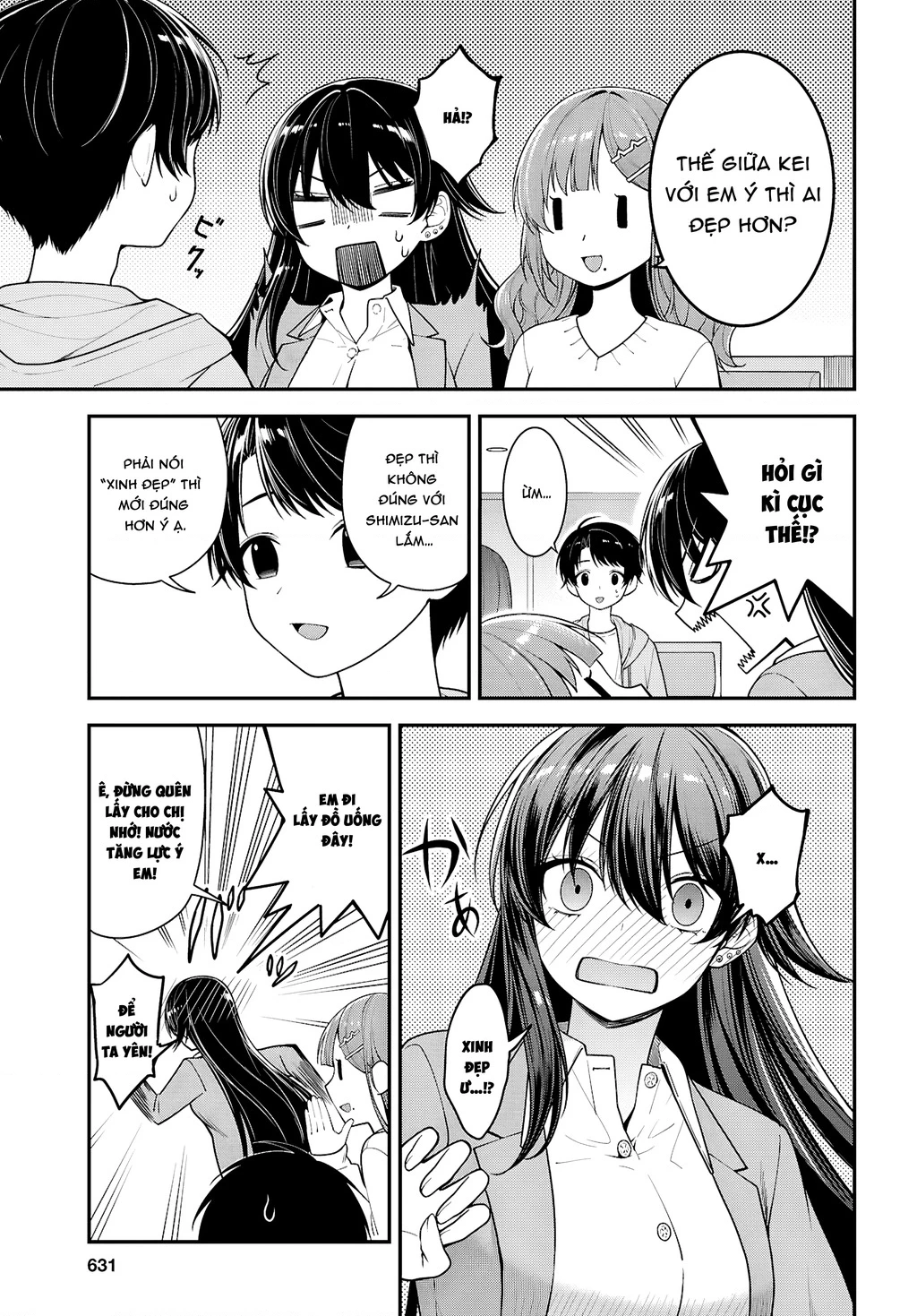 Tonari No Seki No Yankee Shimizu-San Ga Kami O Kuroku Sometekita Chapter 5 - 15