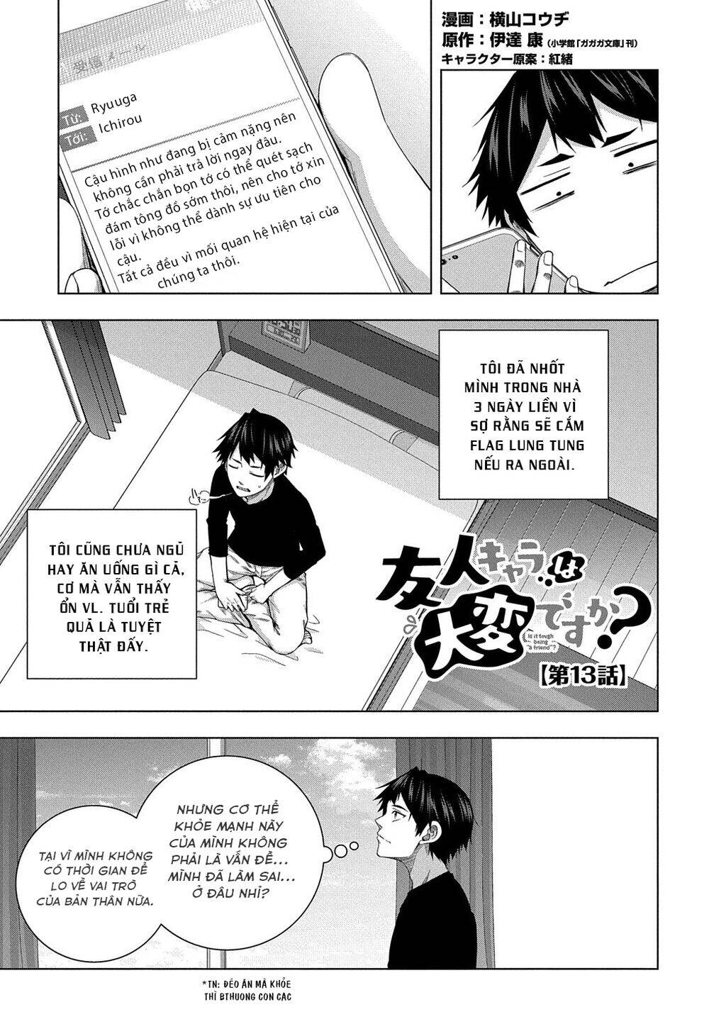 Làm Nhân Vật Bạn Thân Khổ Lắm Hả? Chapter 13 - 3