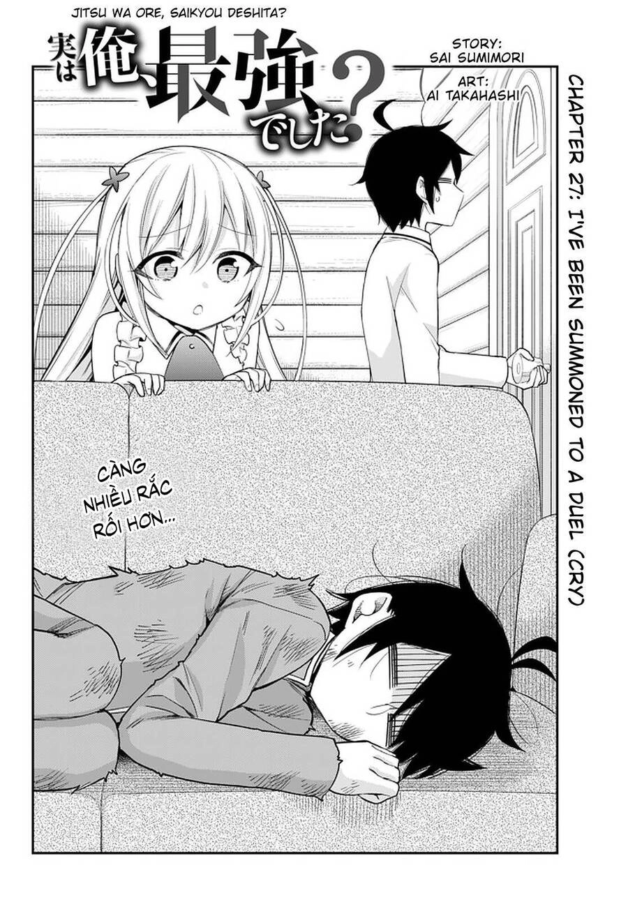 Jitsu Wa Ore, Saikyou Deshita? Chapter 27 - 2