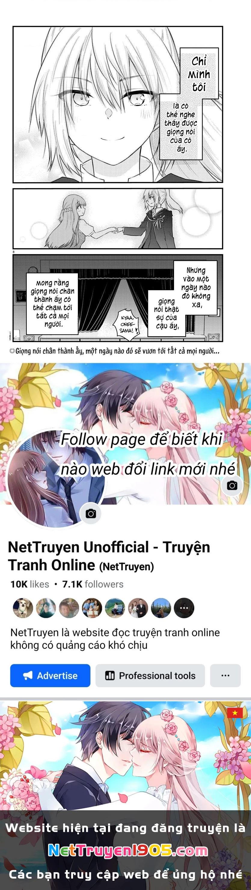 Cô bạn bị mất đi giọng nói luôn nghĩ rằng "Cậu ấy dịu dàng thật đấy" Chapter 60.01 - 10