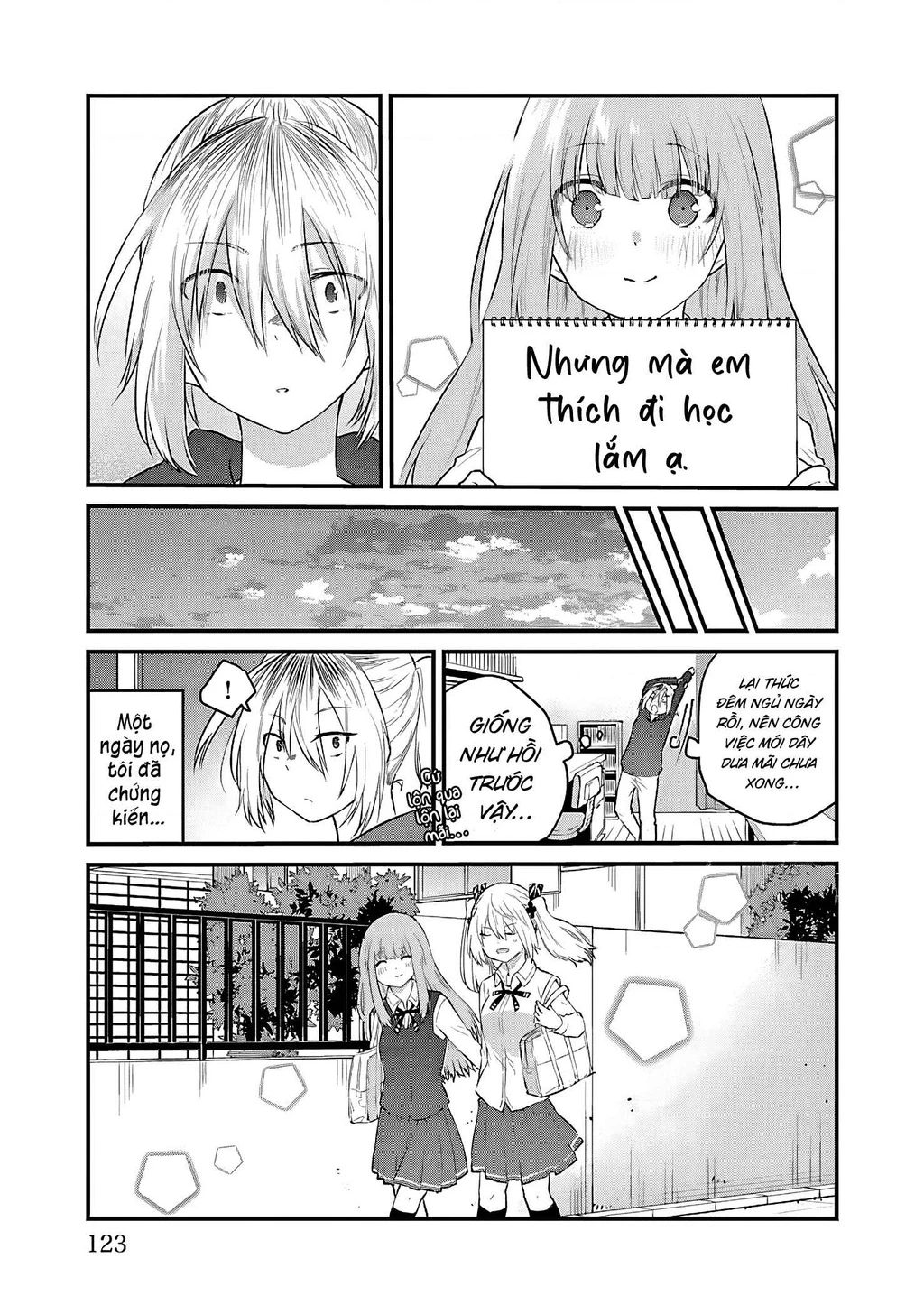 Cô bạn bị mất đi giọng nói luôn nghĩ rằng "Cậu ấy dịu dàng thật đấy" Chapter 68.1 - 7