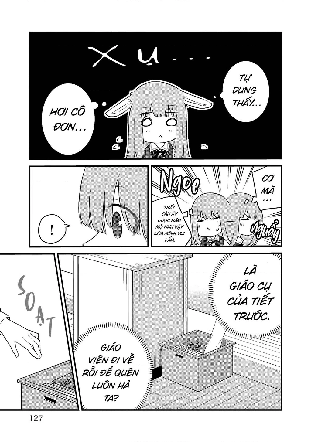 Cô bạn bị mất đi giọng nói luôn nghĩ rằng "Cậu ấy dịu dàng thật đấy" Chapter 68.2 - 4