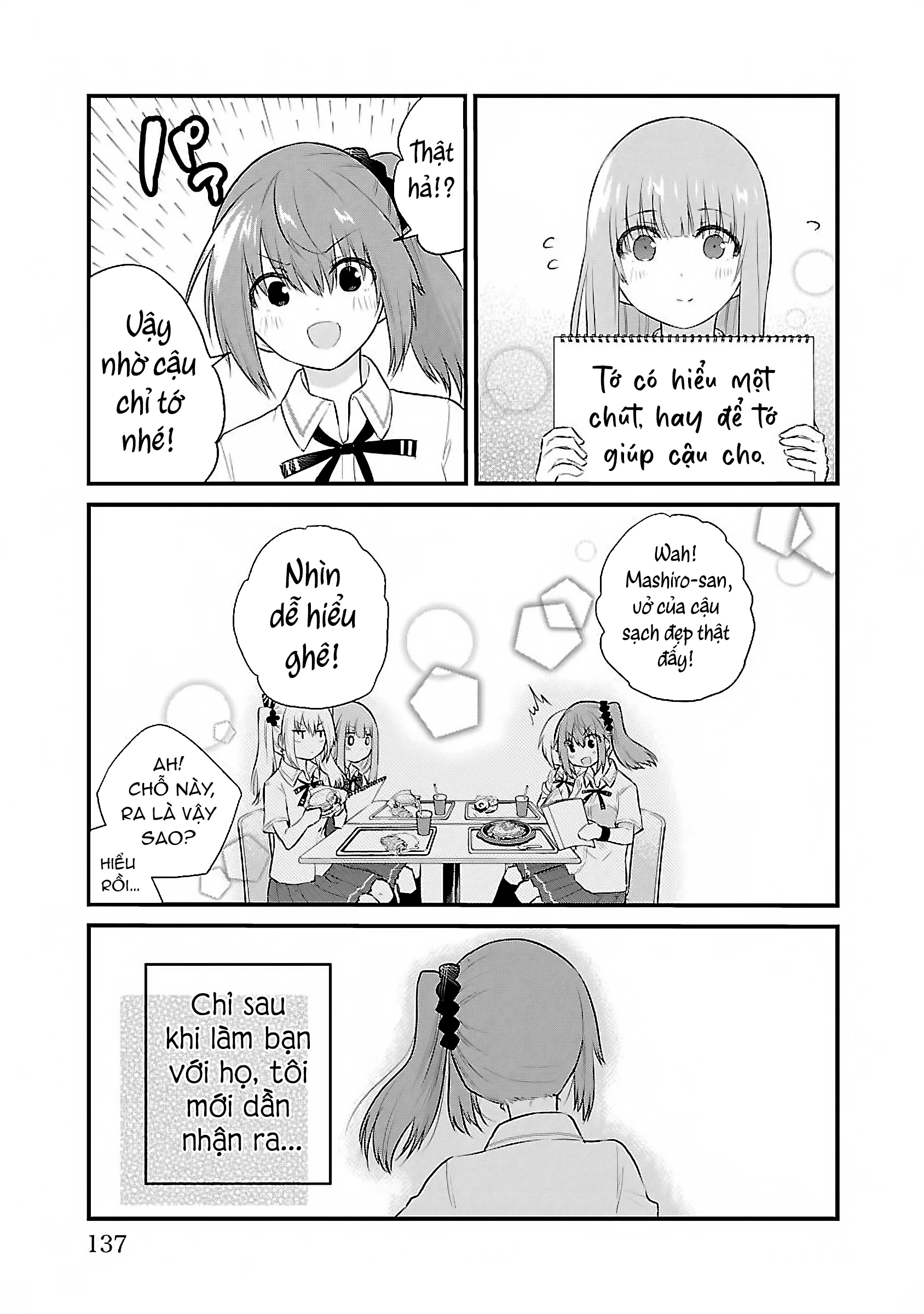 Cô bạn bị mất đi giọng nói luôn nghĩ rằng "Cậu ấy dịu dàng thật đấy" Chapter 39.4 - 6