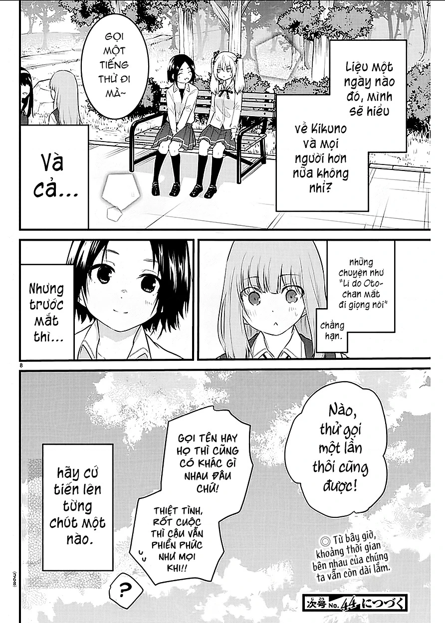 Cô bạn bị mất đi giọng nói luôn nghĩ rằng "Cậu ấy dịu dàng thật đấy" Chapter 81 - 9