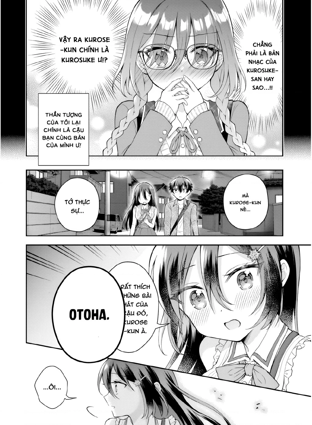 Cô bạn trầm tính bàn bên hóa ra lại là ca sĩ mà tôi mến mộ ~ Bài hát này của tôi, hãy hát lên đi nào! Chapter 5 - 13