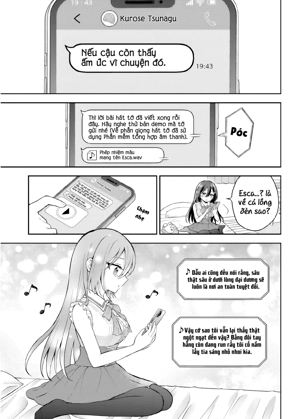 Cô bạn trầm tính bàn bên hóa ra lại là ca sĩ mà tôi mến mộ ~ Bài hát này của tôi, hãy hát lên đi nào! Chapter 5 - 22