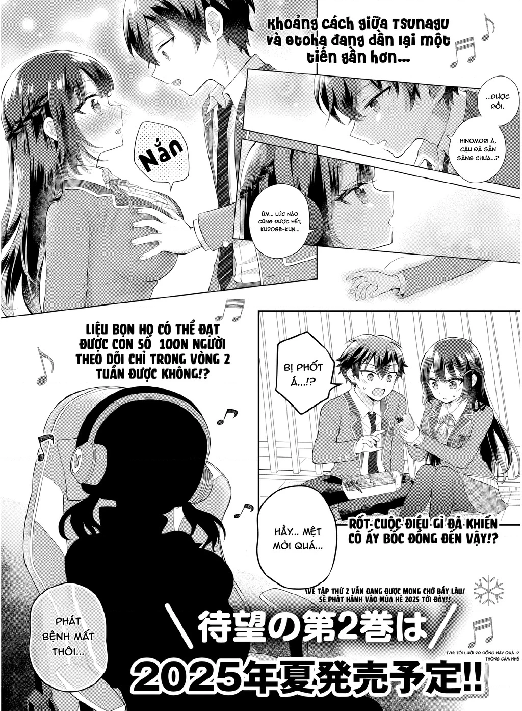 Cô bạn trầm tính bàn bên hóa ra lại là ca sĩ mà tôi mến mộ ~ Bài hát này của tôi, hãy hát lên đi nào! Chapter 5 - 27