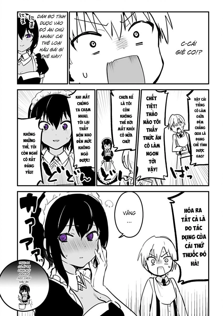 Saikin Yatotta Meido Ga Ayashii Chapter 1 - 4