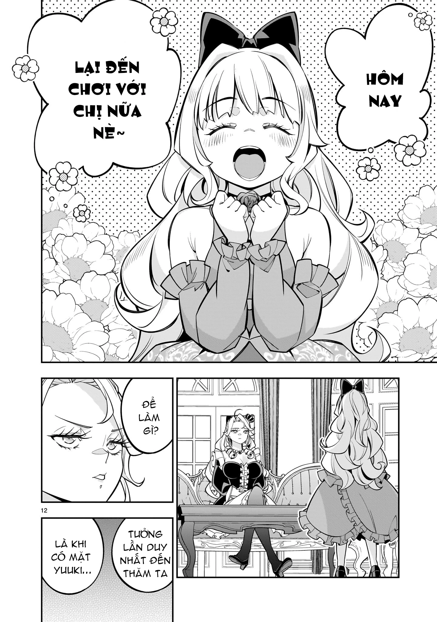 Sau khi trở về từ cõi chết, công chúa quyết định lập harem yuri để sinh tồn Chapter 6.2 - 12