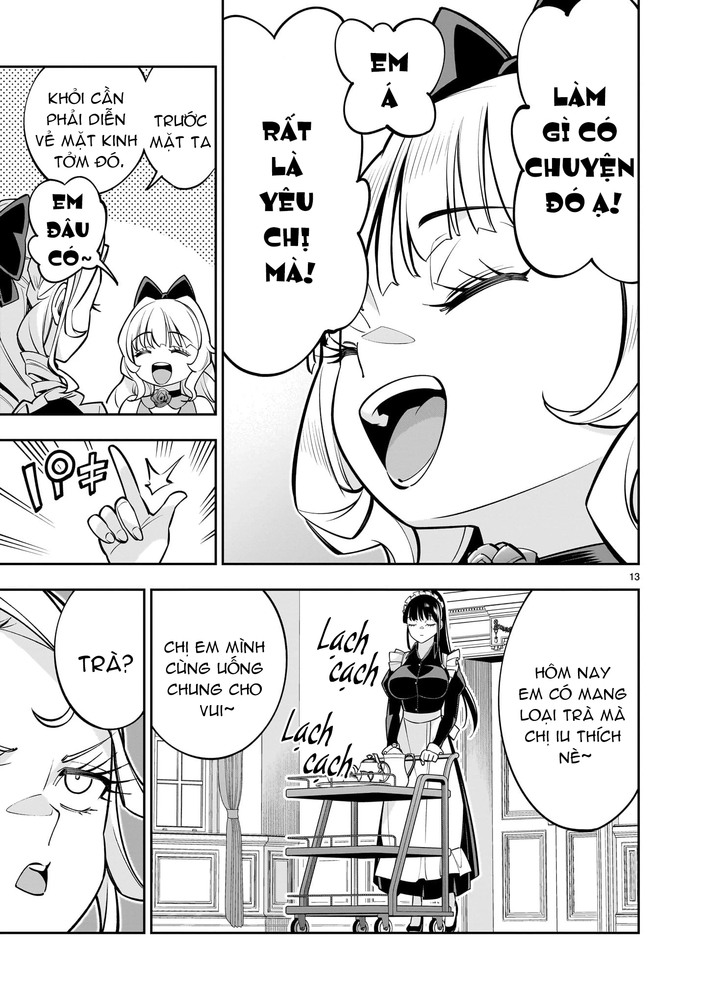 Sau khi trở về từ cõi chết, công chúa quyết định lập harem yuri để sinh tồn Chapter 6.2 - 13