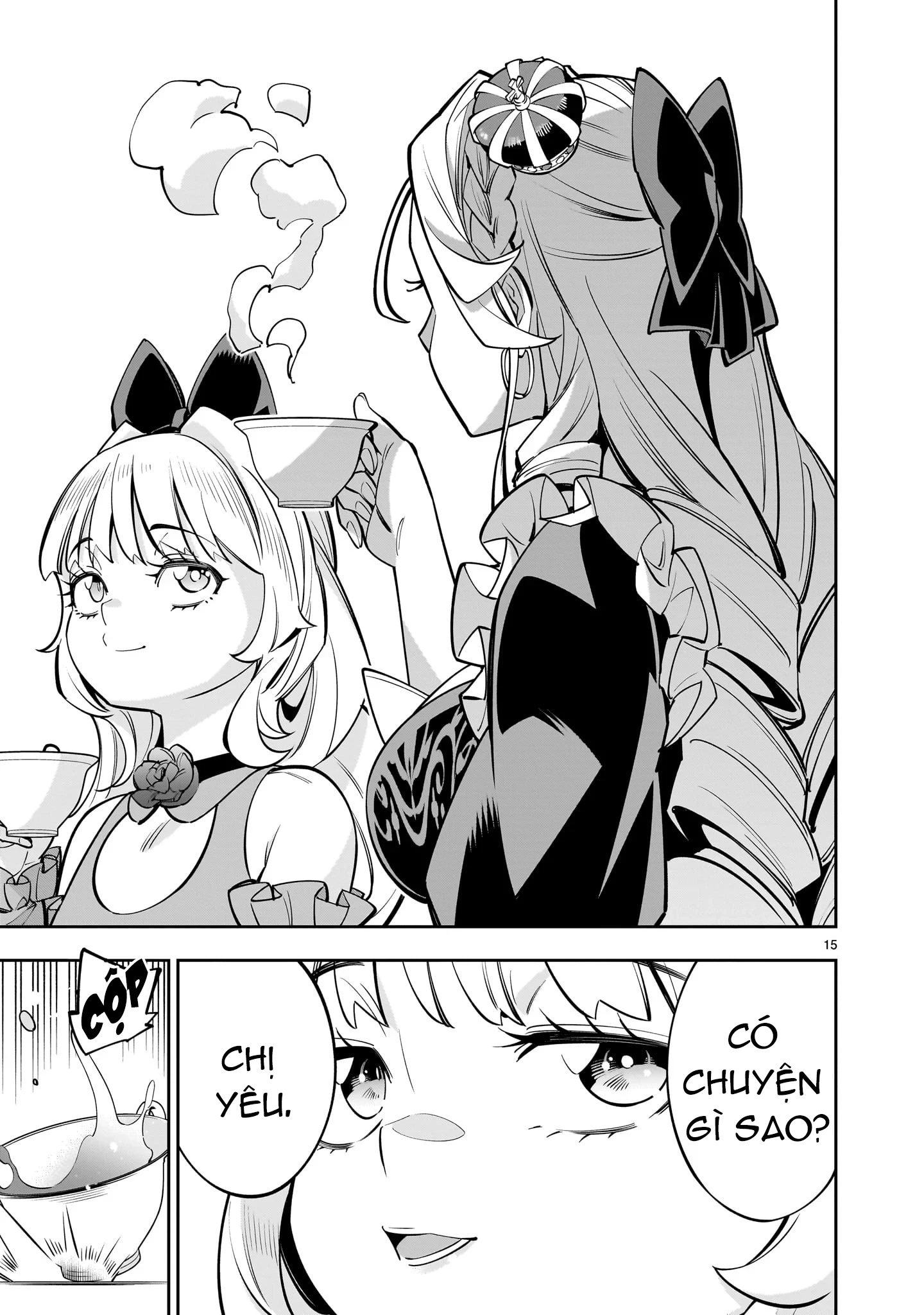 Sau khi trở về từ cõi chết, công chúa quyết định lập harem yuri để sinh tồn Chapter 6.2 - 15