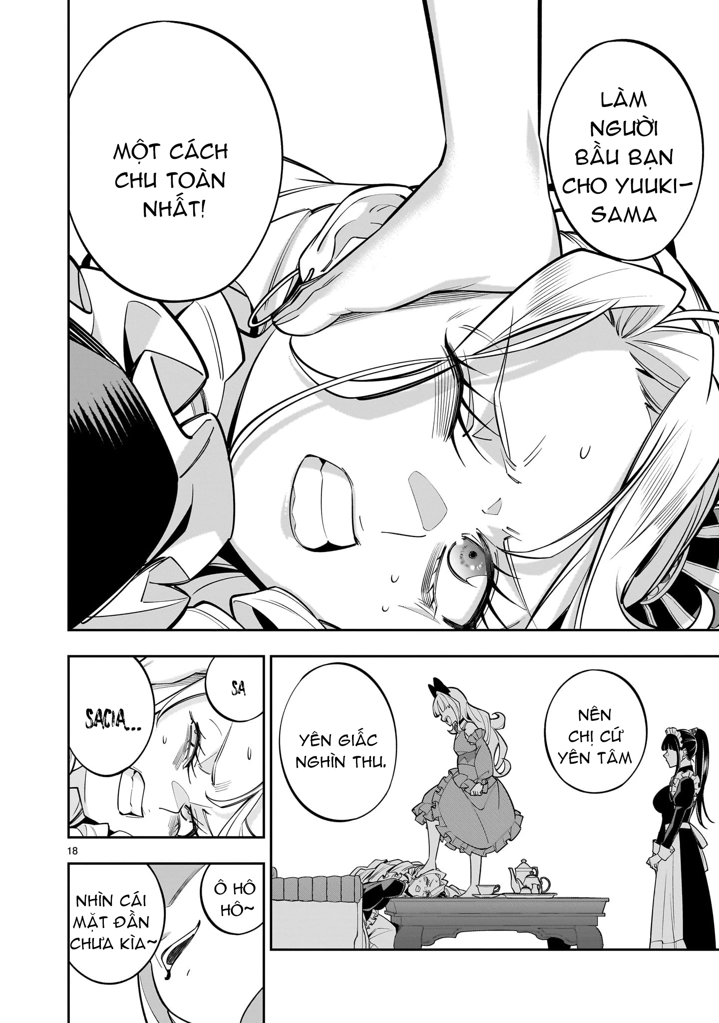 Sau khi trở về từ cõi chết, công chúa quyết định lập harem yuri để sinh tồn Chapter 6.2 - 18