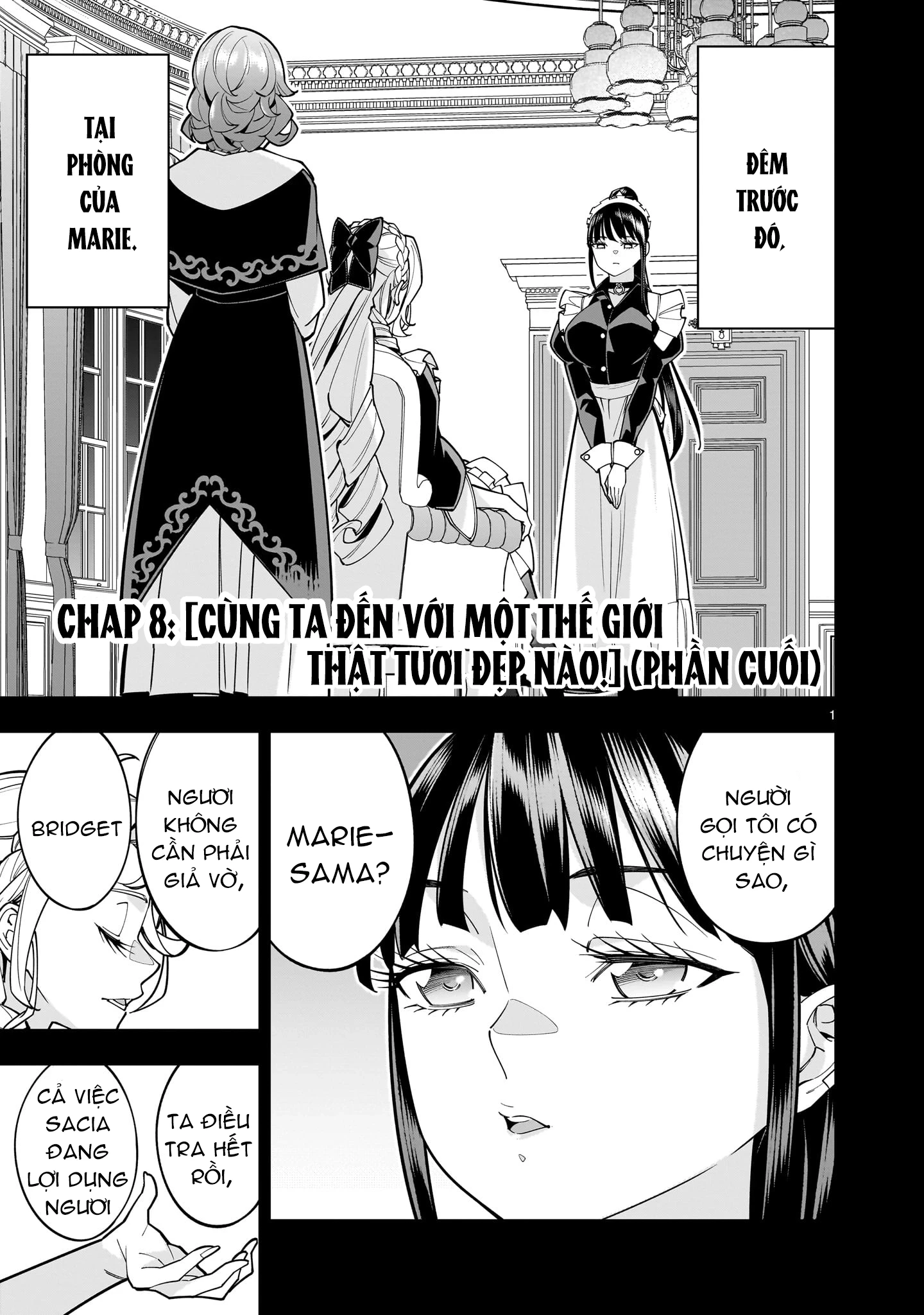 Sau khi trở về từ cõi chết, công chúa quyết định lập harem yuri để sinh tồn Chapter 8.2 - 2