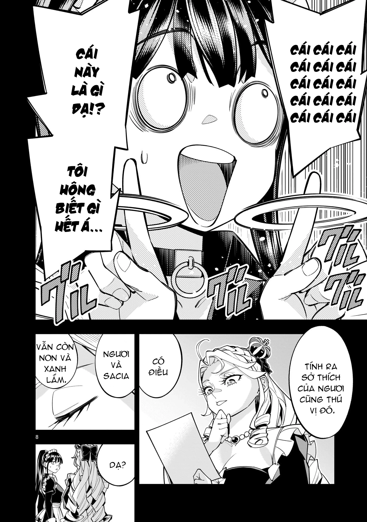 Sau khi trở về từ cõi chết, công chúa quyết định lập harem yuri để sinh tồn Chapter 8.2 - 9