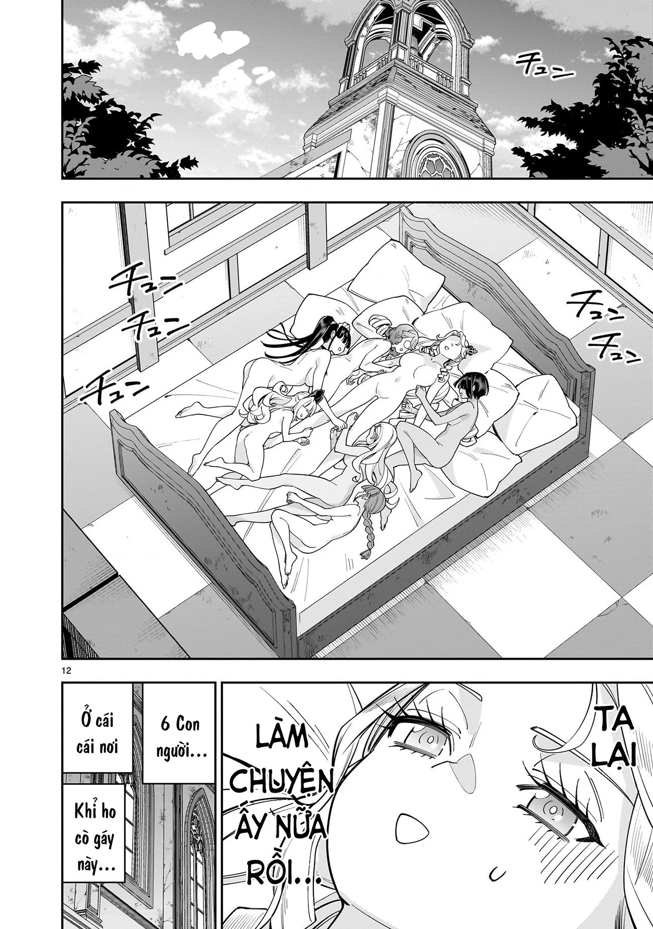 Sau khi trở về từ cõi chết, công chúa quyết định lập harem yuri để sinh tồn Chapter 10.2 - 12