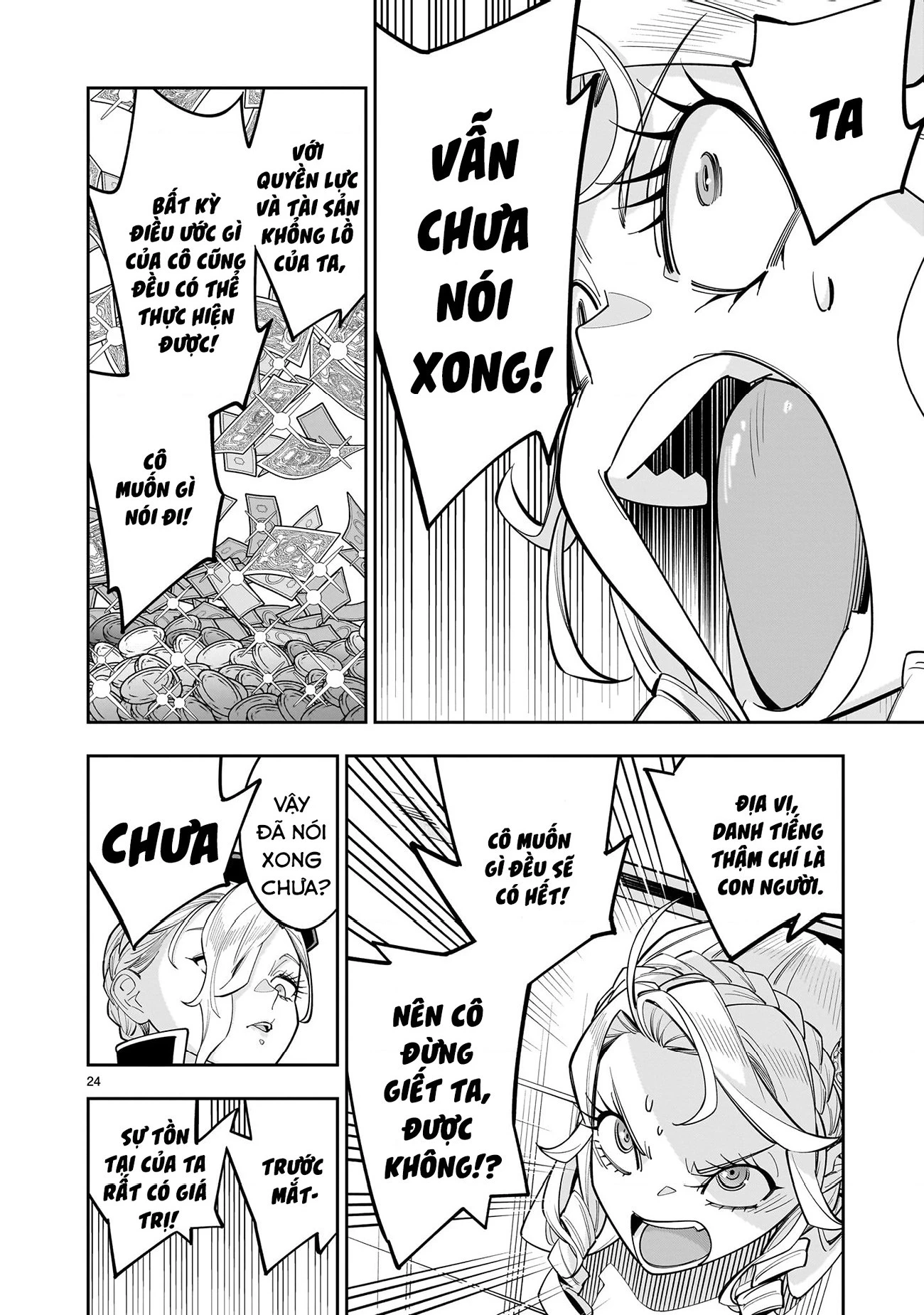 Sau khi trở về từ cõi chết, công chúa quyết định lập harem yuri để sinh tồn Chapter 10.2 - 23