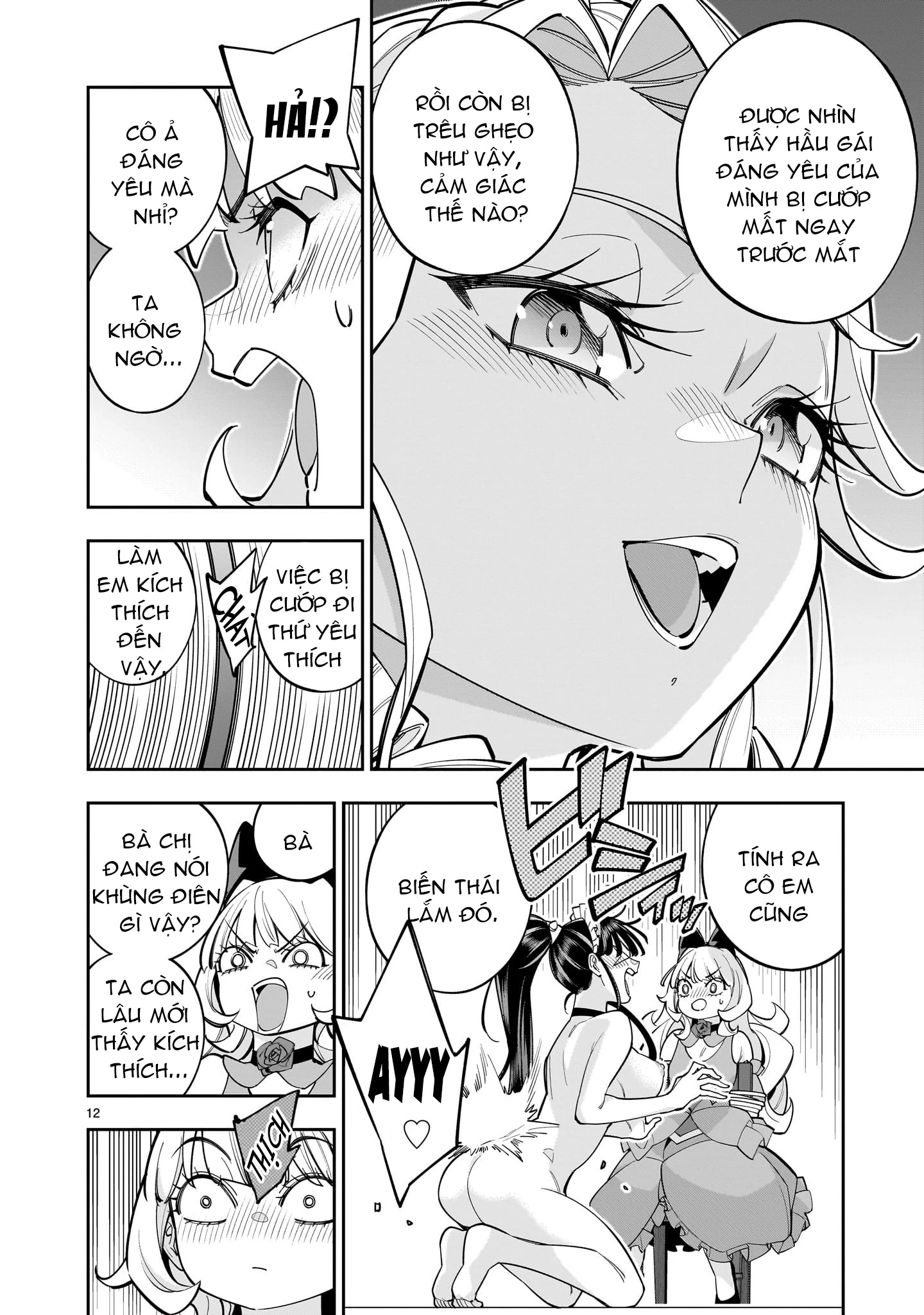 Sau khi trở về từ cõi chết, công chúa quyết định lập harem yuri để sinh tồn Chapter 11 - 12