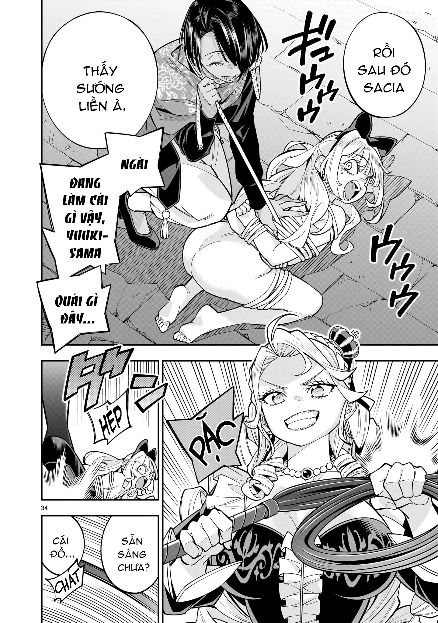 Sau khi trở về từ cõi chết, công chúa quyết định lập harem yuri để sinh tồn Chapter 11 - 33