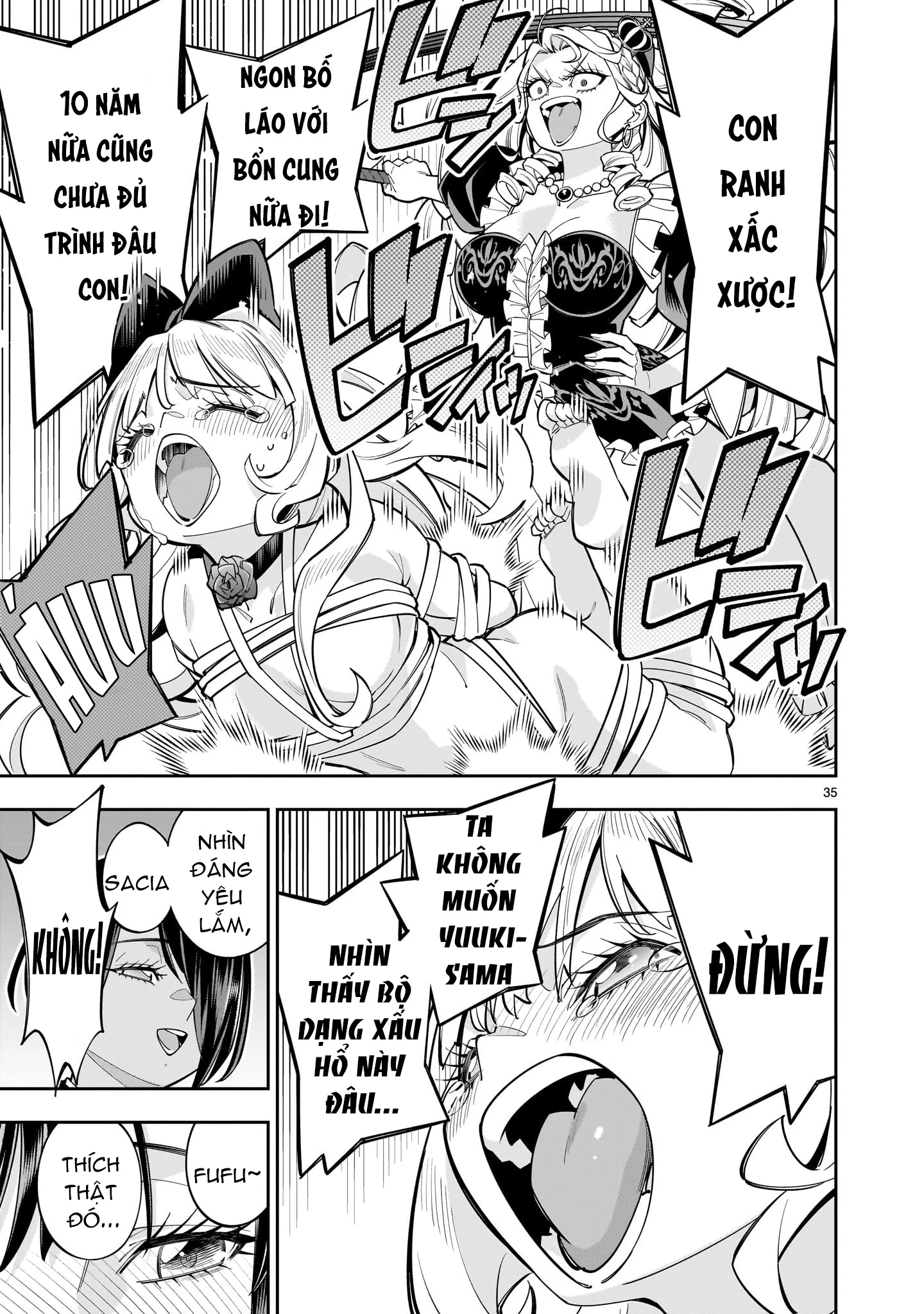 Sau khi trở về từ cõi chết, công chúa quyết định lập harem yuri để sinh tồn Chapter 11 - 34