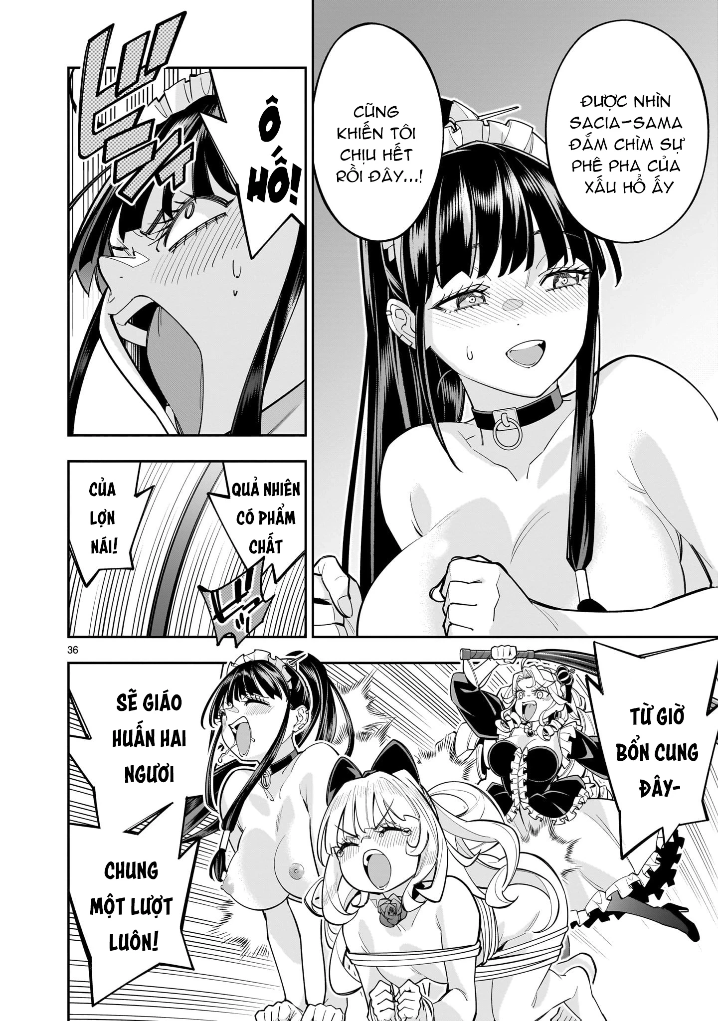 Sau khi trở về từ cõi chết, công chúa quyết định lập harem yuri để sinh tồn Chapter 11 - 35