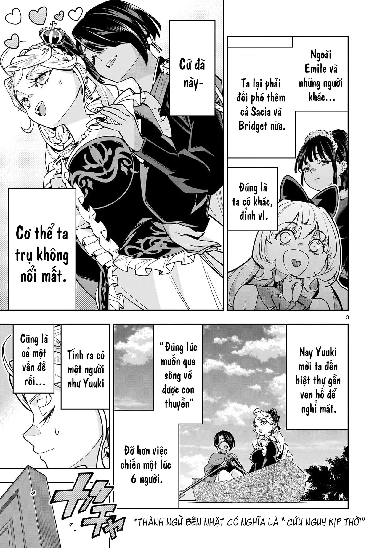 Sau khi trở về từ cõi chết, công chúa quyết định lập harem yuri để sinh tồn Chapter 13 - 5