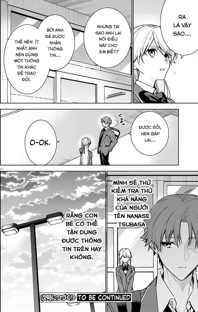 Chào Mừng Đến Với Lớp Học Đề Cao Thực Lực Năm 2 Chapter 11 - 24