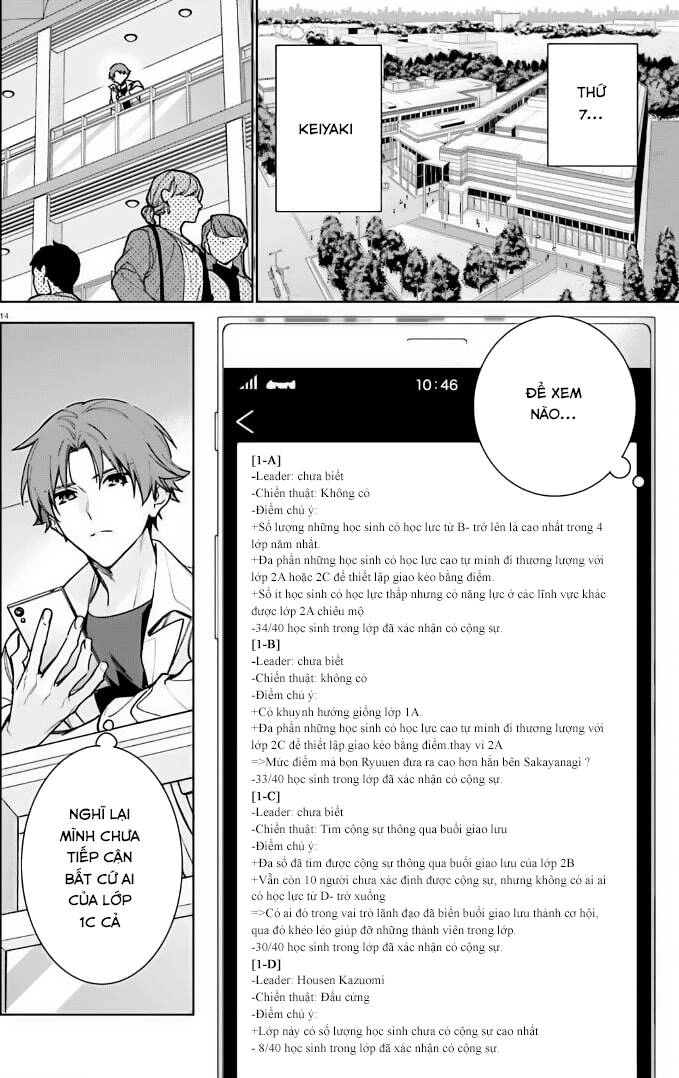 Chào Mừng Đến Với Lớp Học Đề Cao Thực Lực Năm 2 Chapter 12 - 14