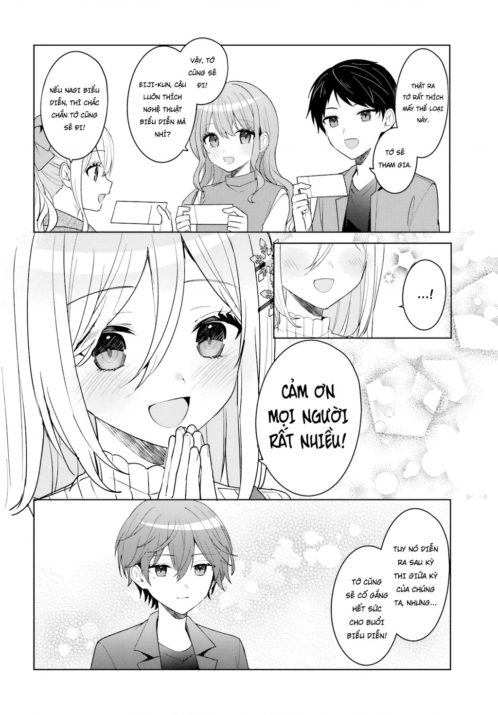 Sau khi giúp đỡ "Công chúa băng giá" từ trường khác, chúng tôi bắt đầu làm bạn Chapter 11.2 - 12