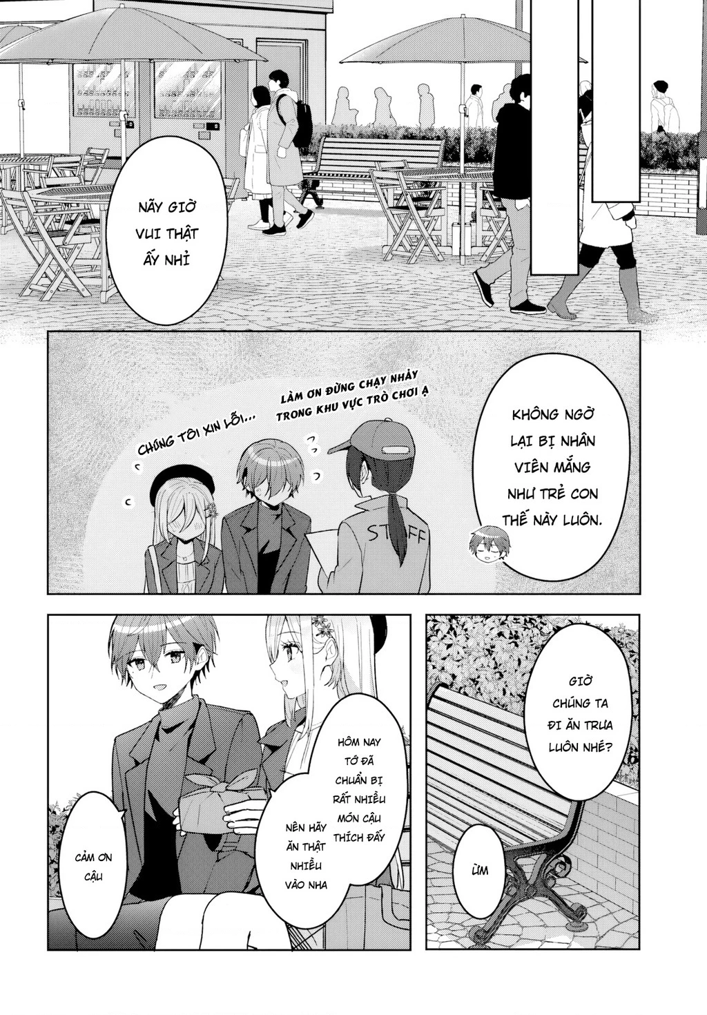 Sau khi giúp đỡ "Công chúa băng giá" từ trường khác, chúng tôi bắt đầu làm bạn Chapter 14.2 - 4