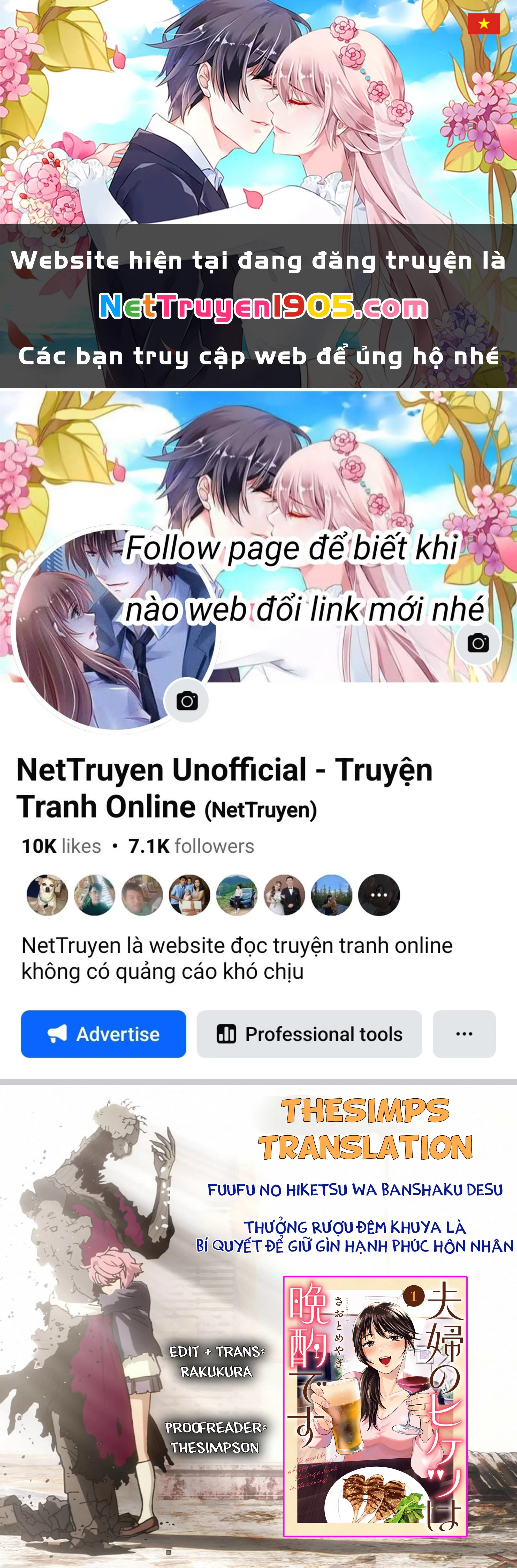 Thưởng rượu đêm khuya là bí quyết để giữ gìn hạnh phúc hôn nhân. Chapter 4 - 1