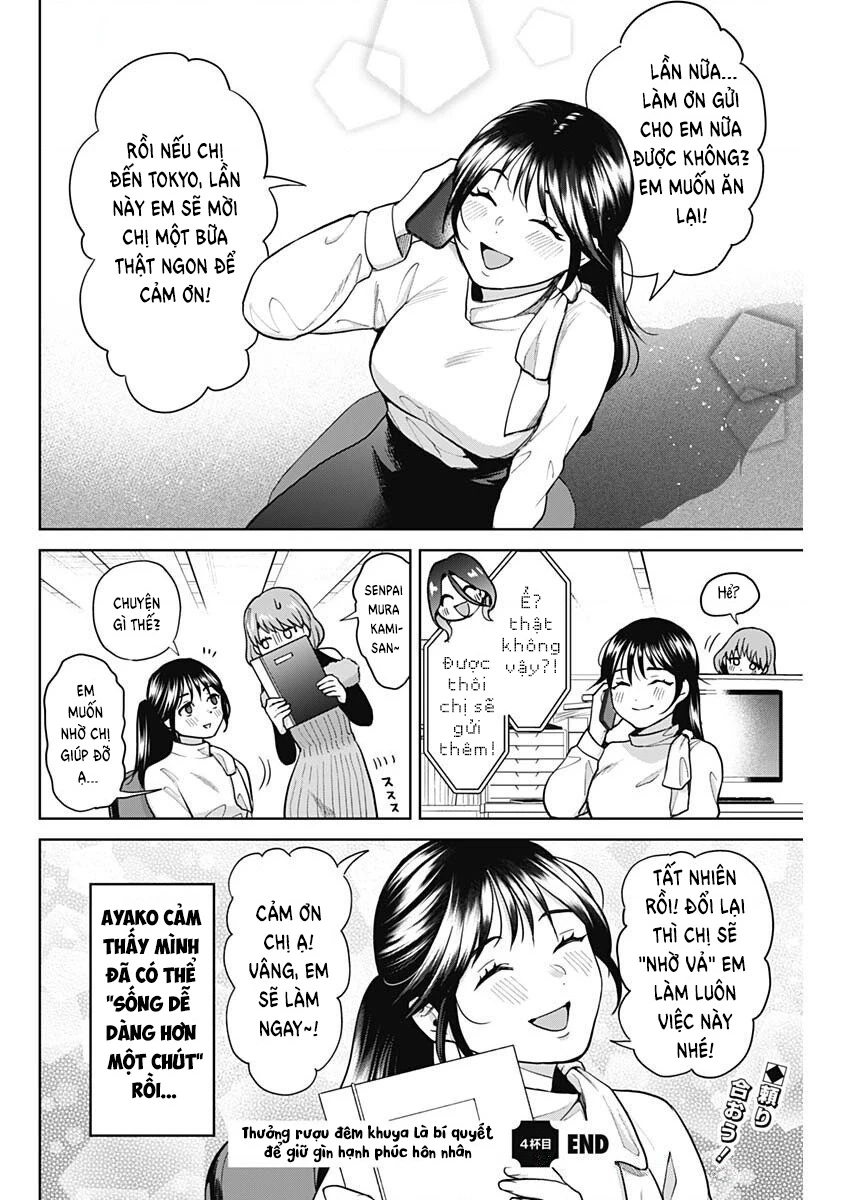 Thưởng rượu đêm khuya là bí quyết để giữ gìn hạnh phúc hôn nhân. Chapter 4 - 16