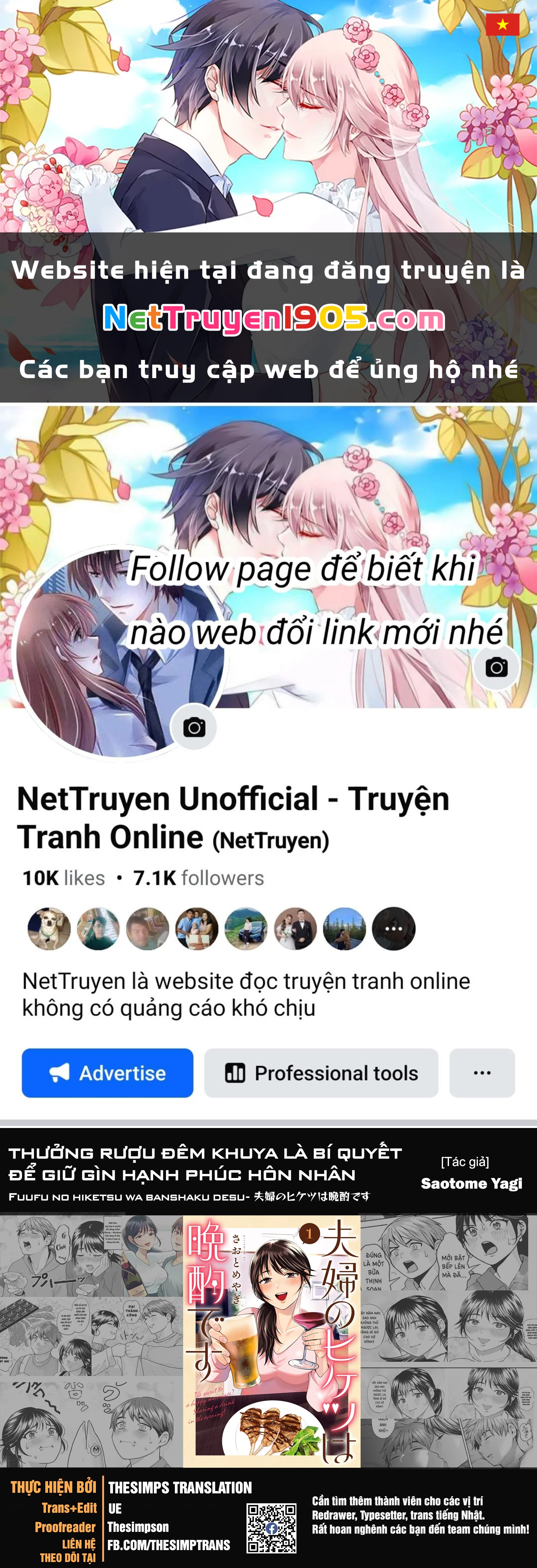 Thưởng rượu đêm khuya là bí quyết để giữ gìn hạnh phúc hôn nhân. Chapter 5 - 1