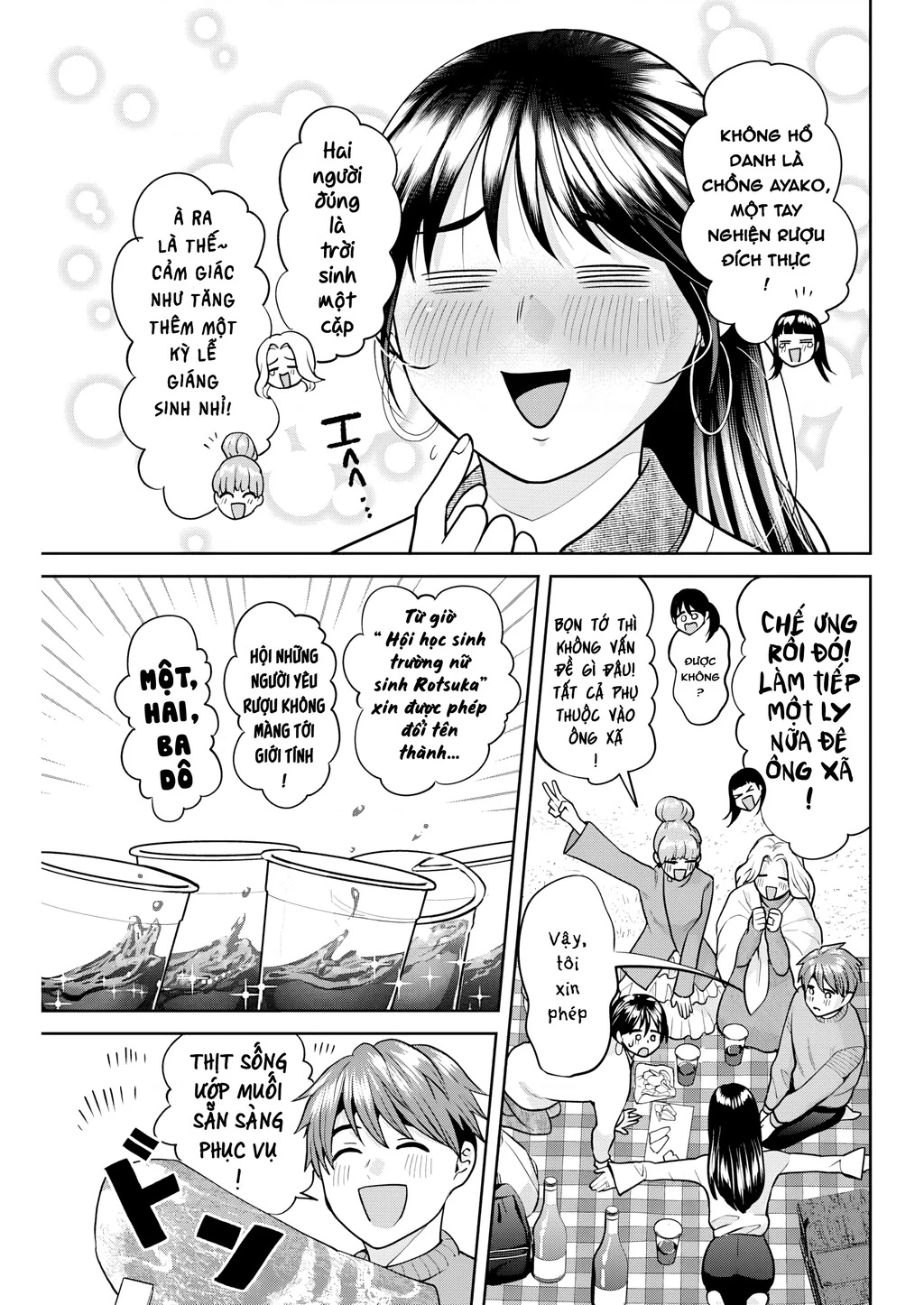 Thưởng rượu đêm khuya là bí quyết để giữ gìn hạnh phúc hôn nhân. Chapter 5 - 8