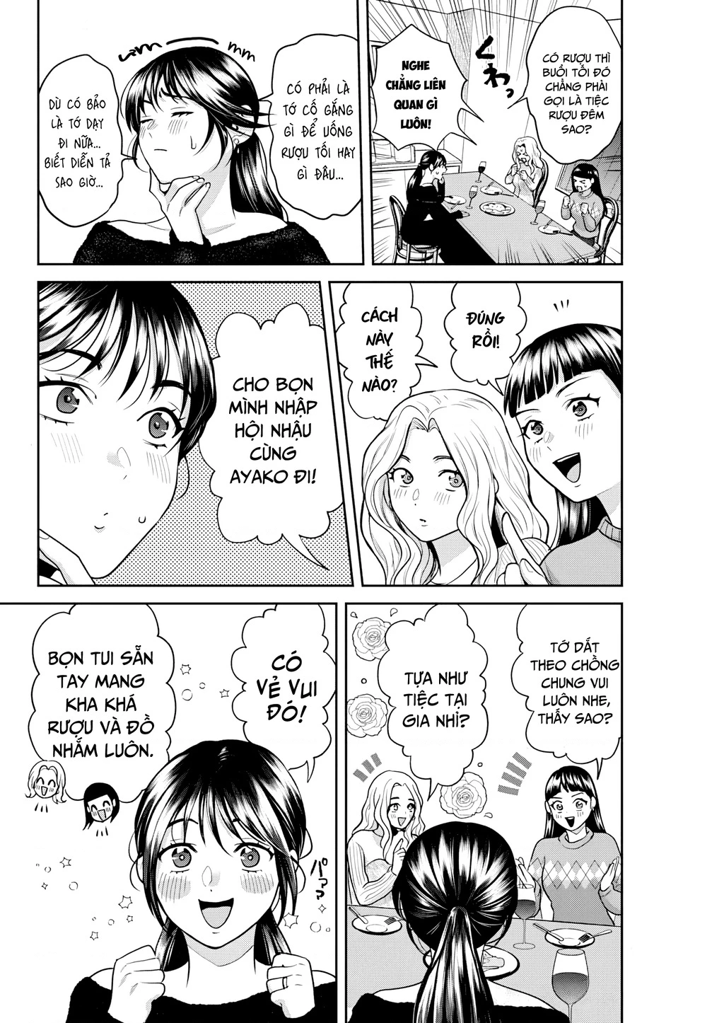 Thưởng rượu đêm khuya là bí quyết để giữ gìn hạnh phúc hôn nhân. Chapter 7 - 3