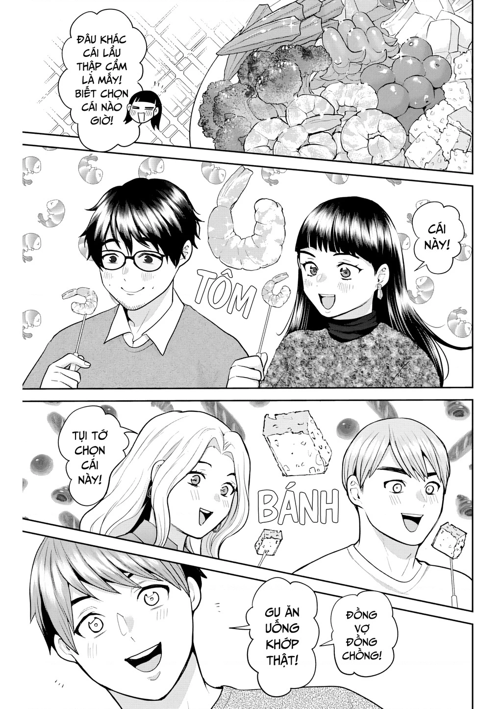 Thưởng rượu đêm khuya là bí quyết để giữ gìn hạnh phúc hôn nhân. Chapter 7 - 8