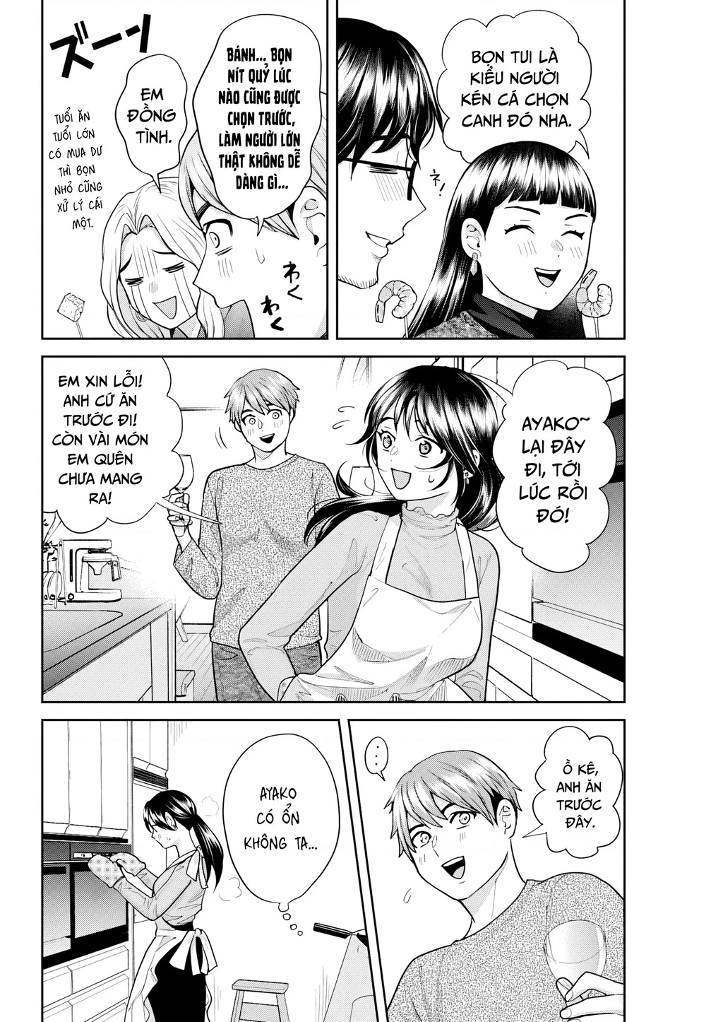 Thưởng rượu đêm khuya là bí quyết để giữ gìn hạnh phúc hôn nhân. Chapter 7 - 9