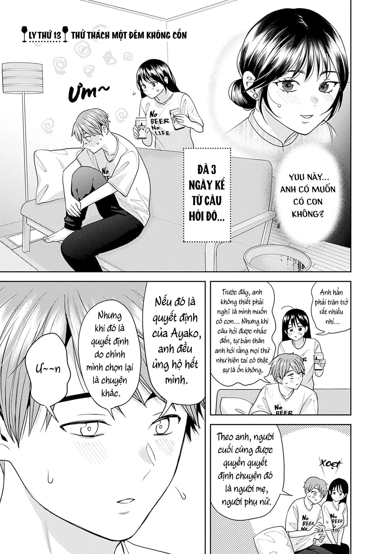 Thưởng rượu đêm khuya là bí quyết để giữ gìn hạnh phúc hôn nhân. Chapter  13 - 2