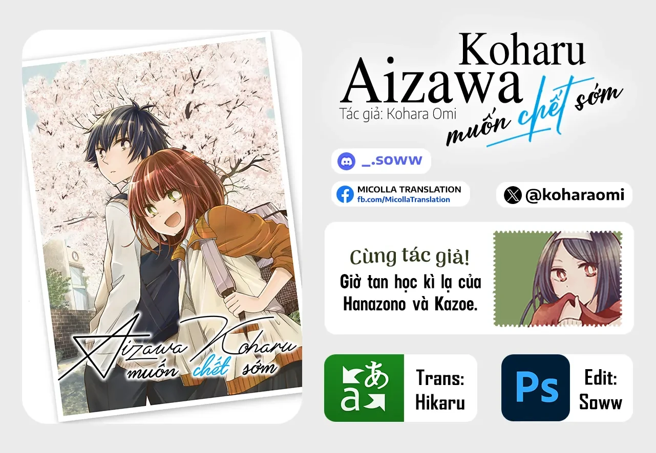 Aizawa Koharu muốn chết sớm Chapter 9 - 1