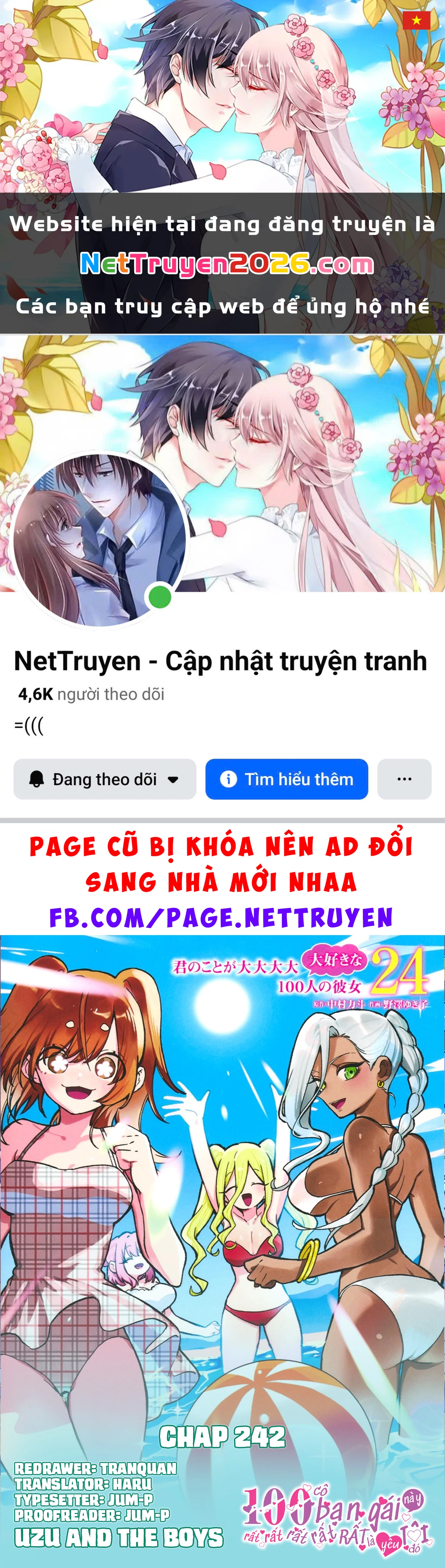 Kimi No Koto Ga Dai Dai Dai Dai Daisuki Na 100-Ri No Kanojo Chapter 242 - 1