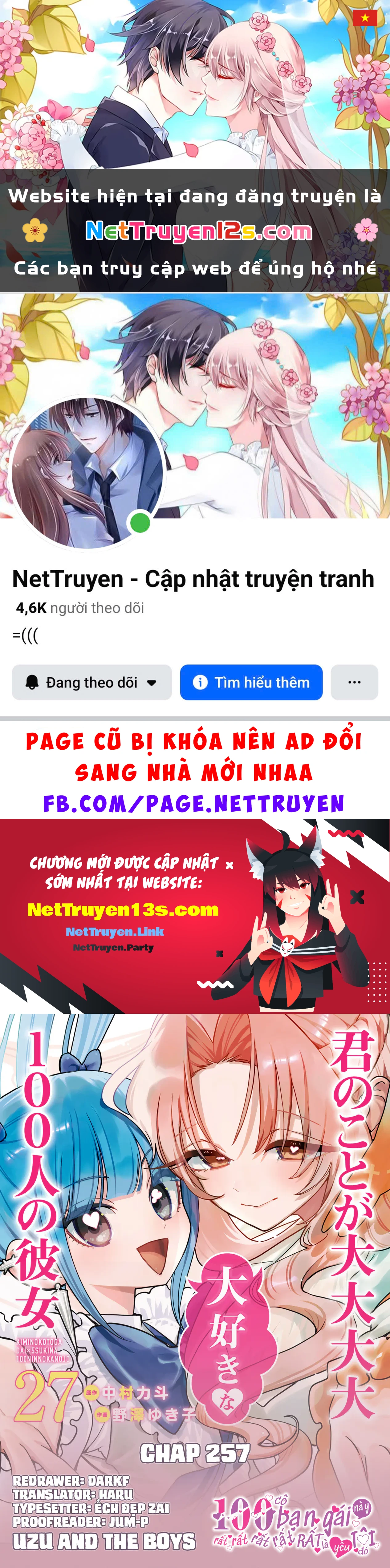 Kimi No Koto Ga Dai Dai Dai Dai Daisuki Na 100-Ri No Kanojo Chapter  257 - 1