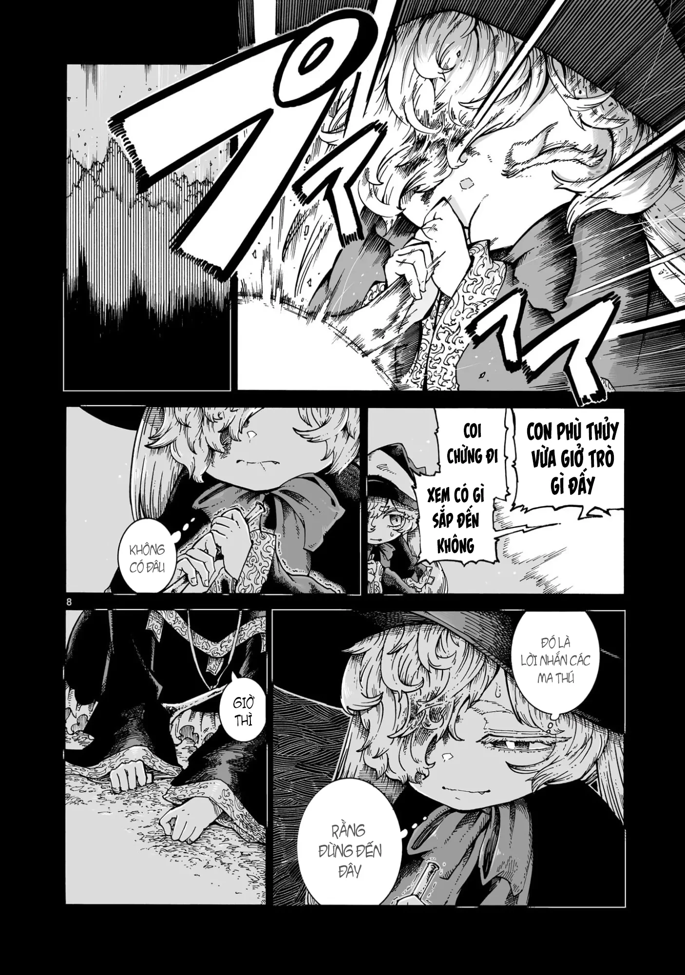 Majo to Kyurasu - Phù thủy phê pha Chapter 7 - 9