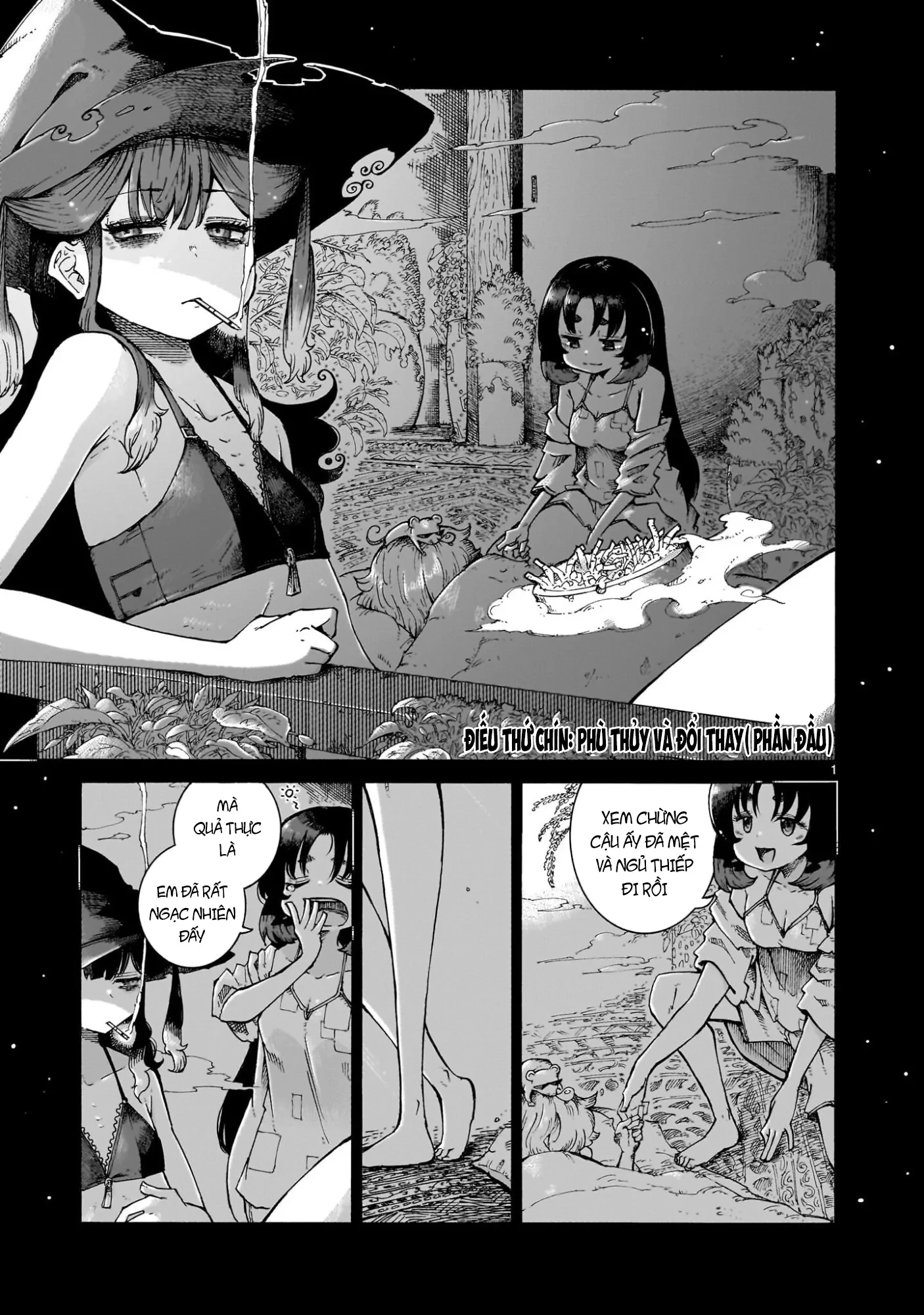 Majo to Kyurasu - Phù thủy phê pha Chapter 9.1 - 2