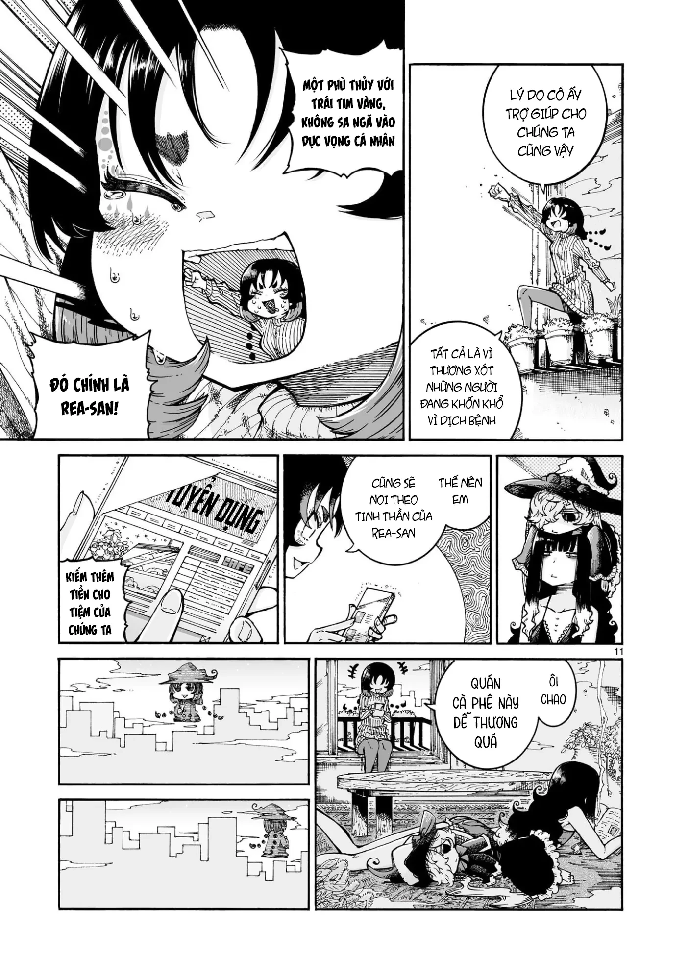 Majo to Kyurasu - Phù thủy phê pha Chapter 10.2 - 12