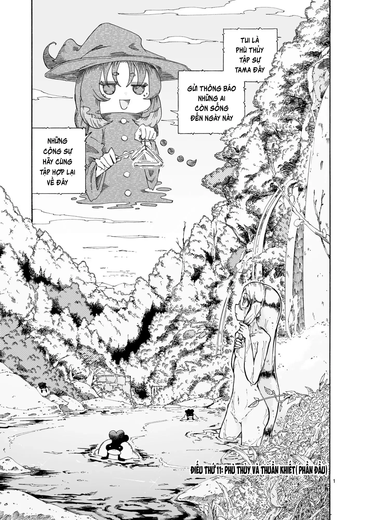 Majo to Kyurasu - Phù thủy phê pha Chapter 11.1 - 2