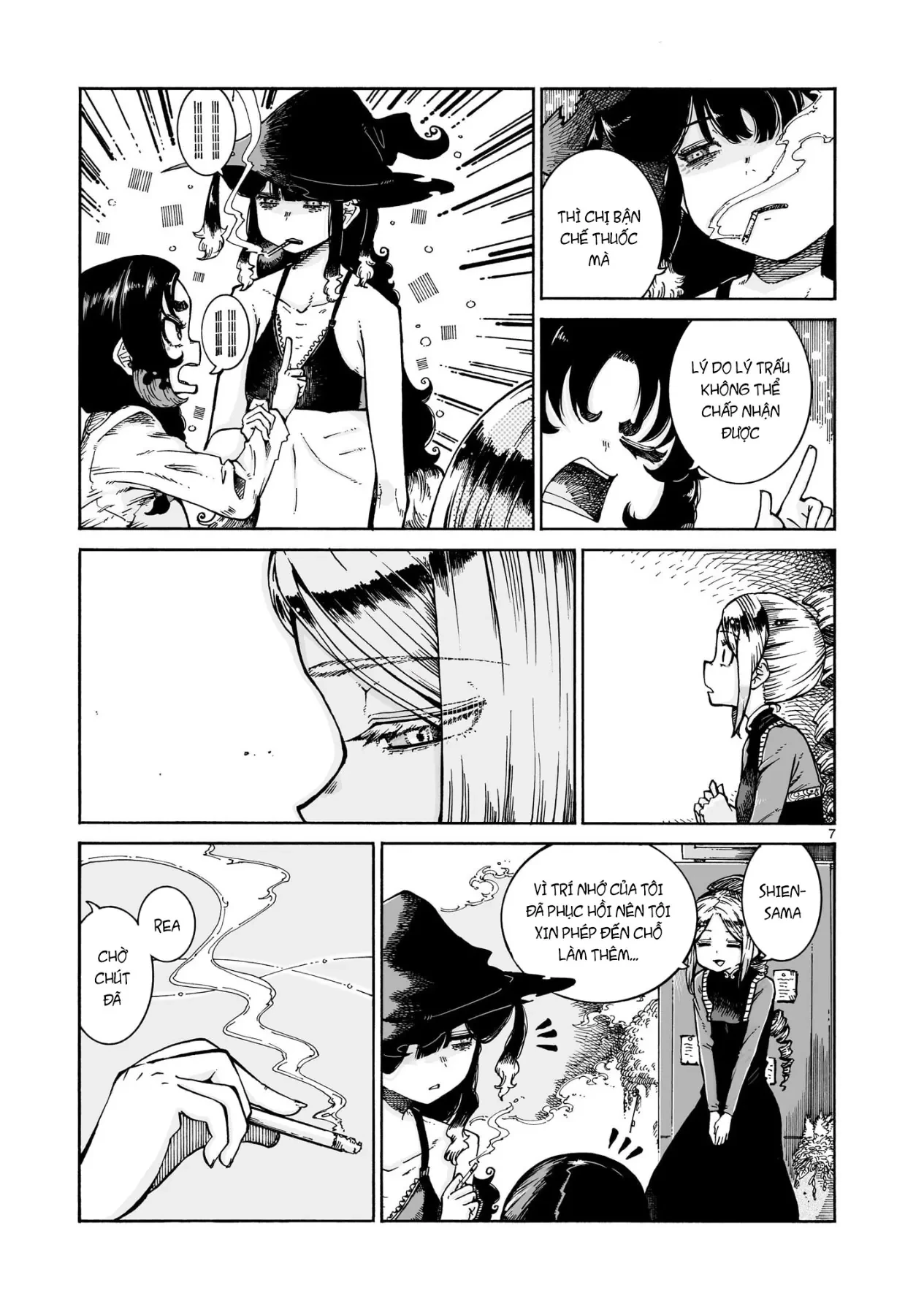 Majo to Kyurasu - Phù thủy phê pha Chapter  15.1 - 8