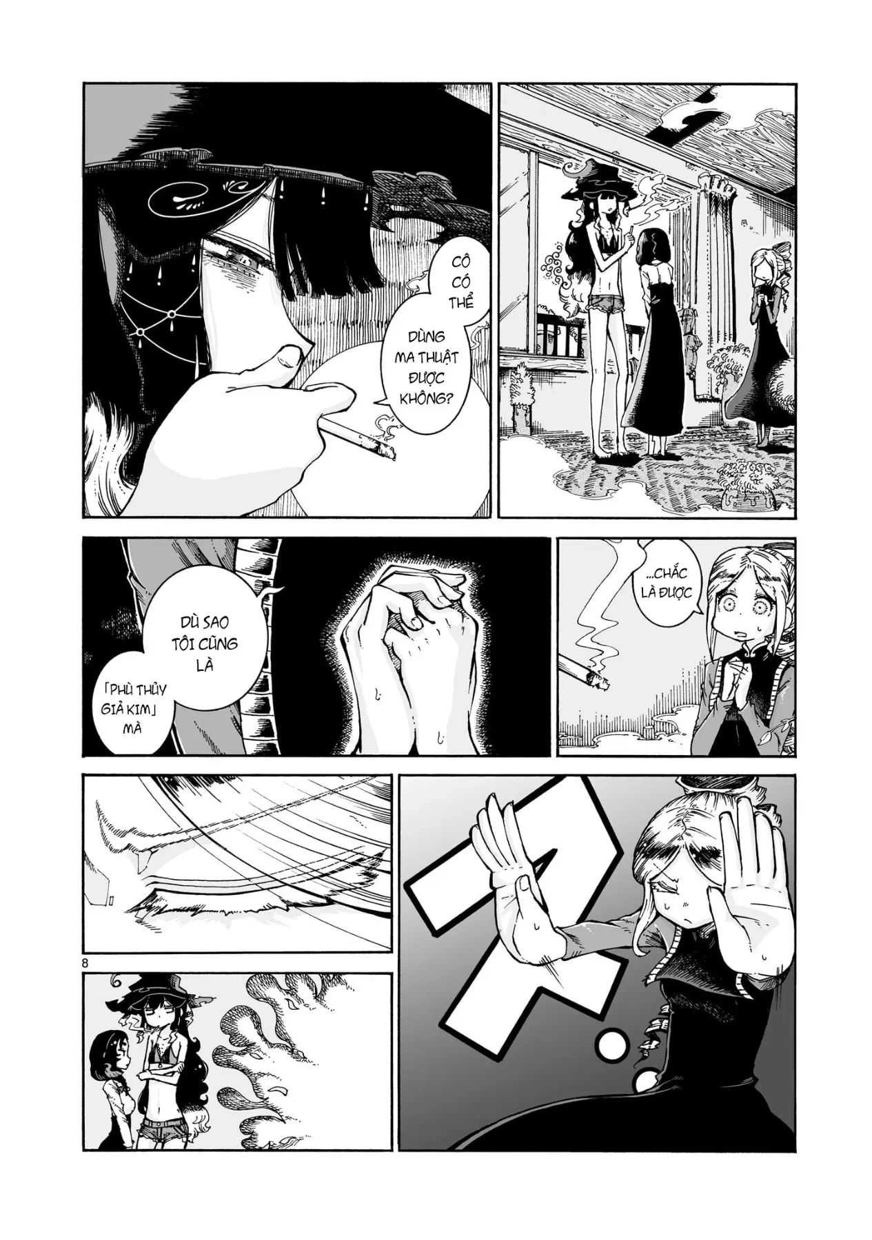 Majo to Kyurasu - Phù thủy phê pha Chapter  15.1 - 9