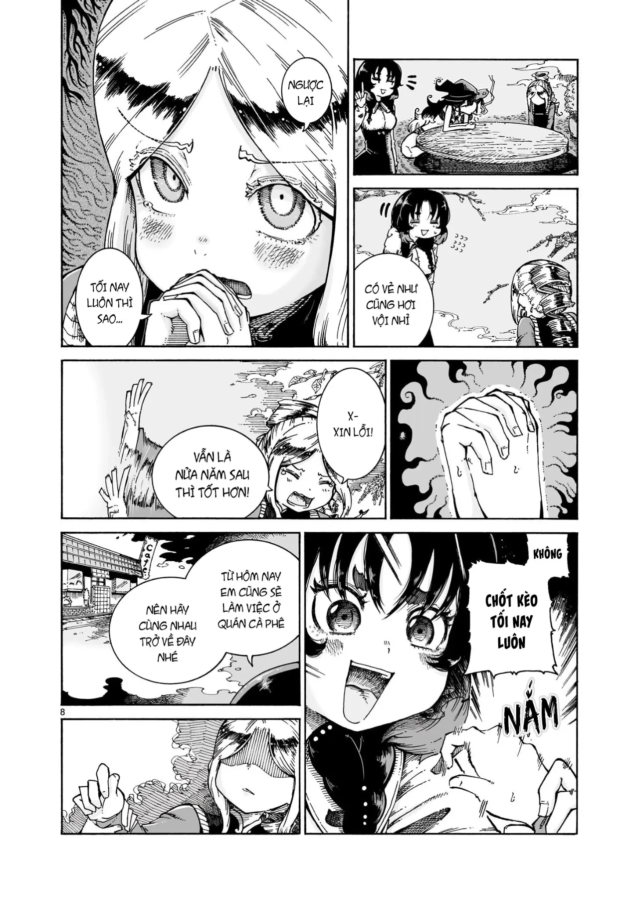Majo to Kyurasu - Phù thủy phê pha Chapter  15.2 - 9