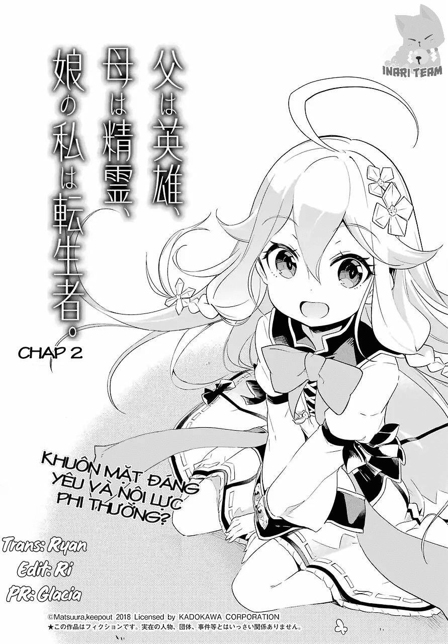 Chichi Wa Eiyuu, Haha Wa Seirei, Musume No Watashi Wa Tenseisha Chapter 2 - 4