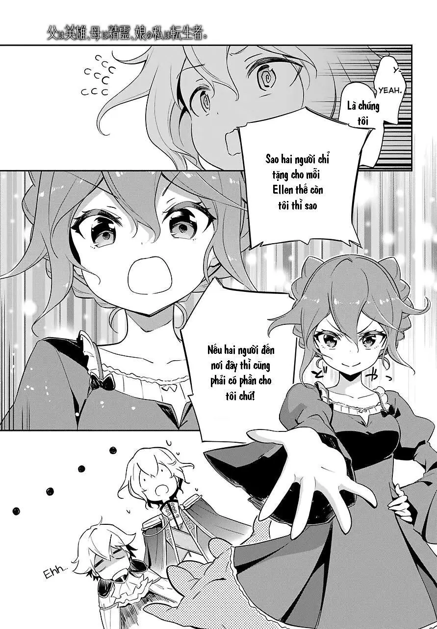 Chichi Wa Eiyuu, Haha Wa Seirei, Musume No Watashi Wa Tenseisha Chapter 19 - 14